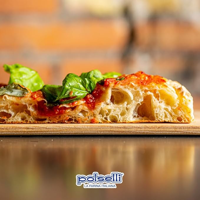 POLSELLI 1 kg, Semola Flour, Semolina Rimachinata di grano duro, Great for Bread, Pizza, or Pasta making