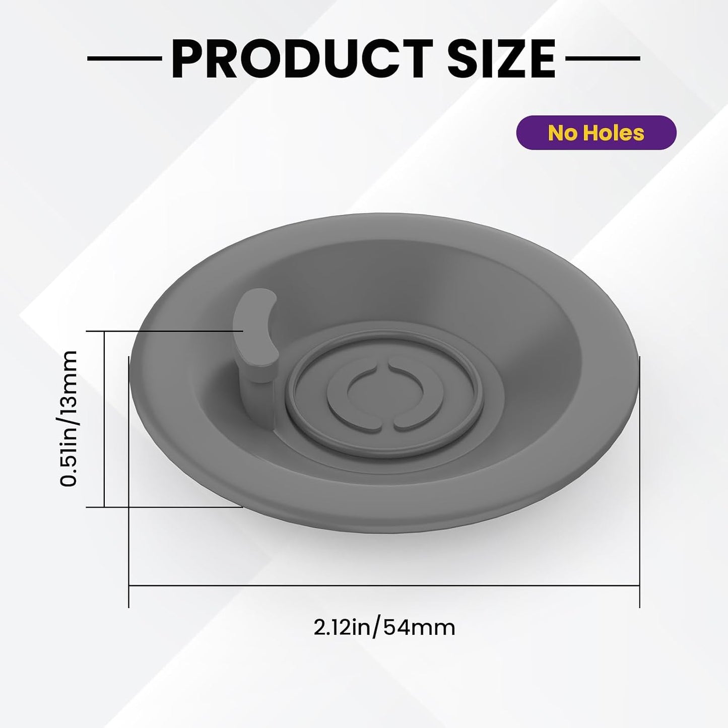 54mm Espresso Backflush Cleaning Disc for Espresso Machines, 4 Pack | No Hole Silicone Backflush Disc, Compatible with BES870XL BES878BSS BES880 BES840XL BES810BSS