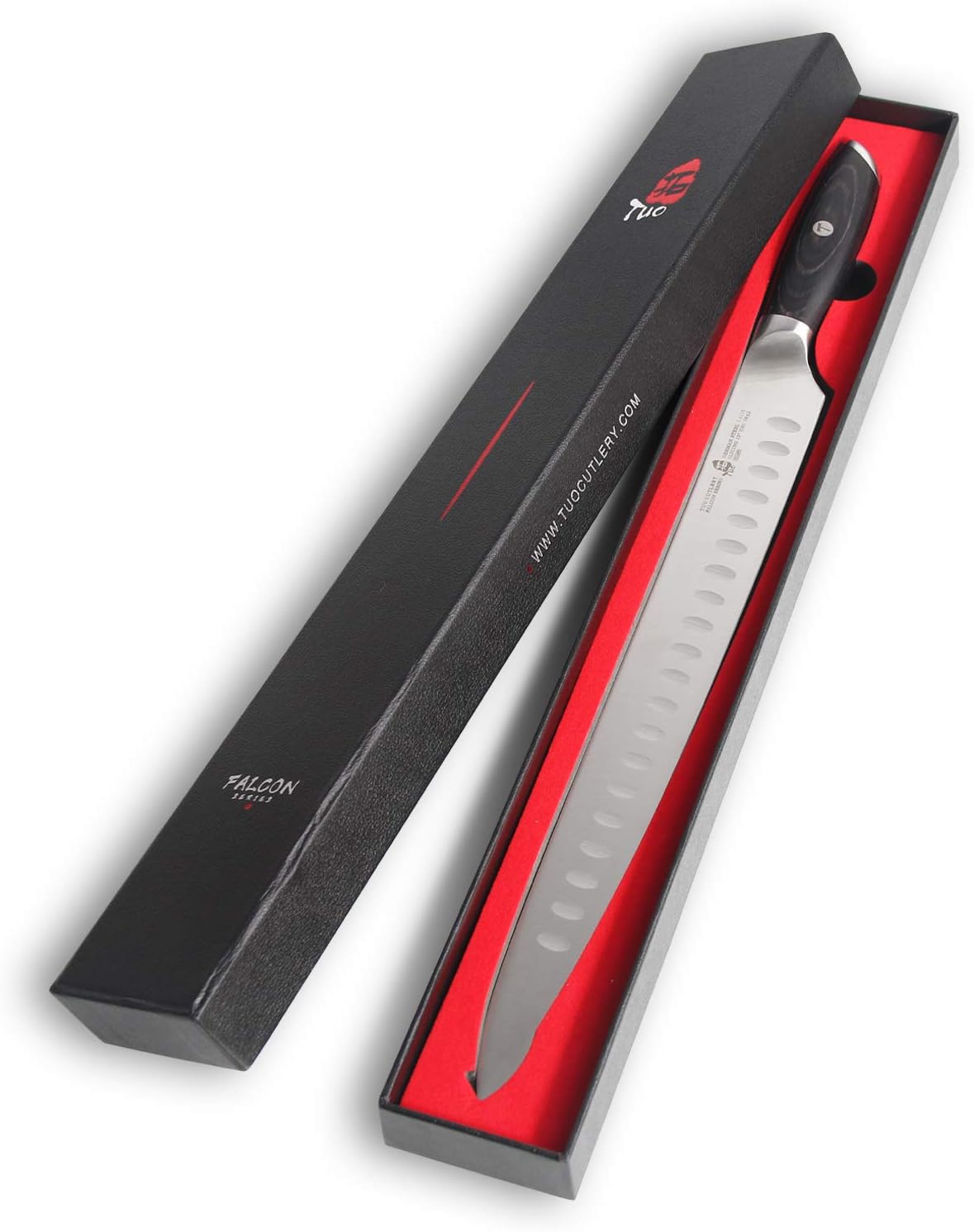 TUO Falcon Series 12-Inch Brisket Slicing Knife, German Steel