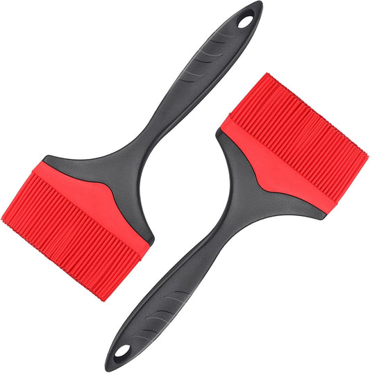 Large Silicone Basting Pastry Brush - Silicone Basting Brush for Grilling,Heat Resistant Brushes Spread Oil Butter Sauce for