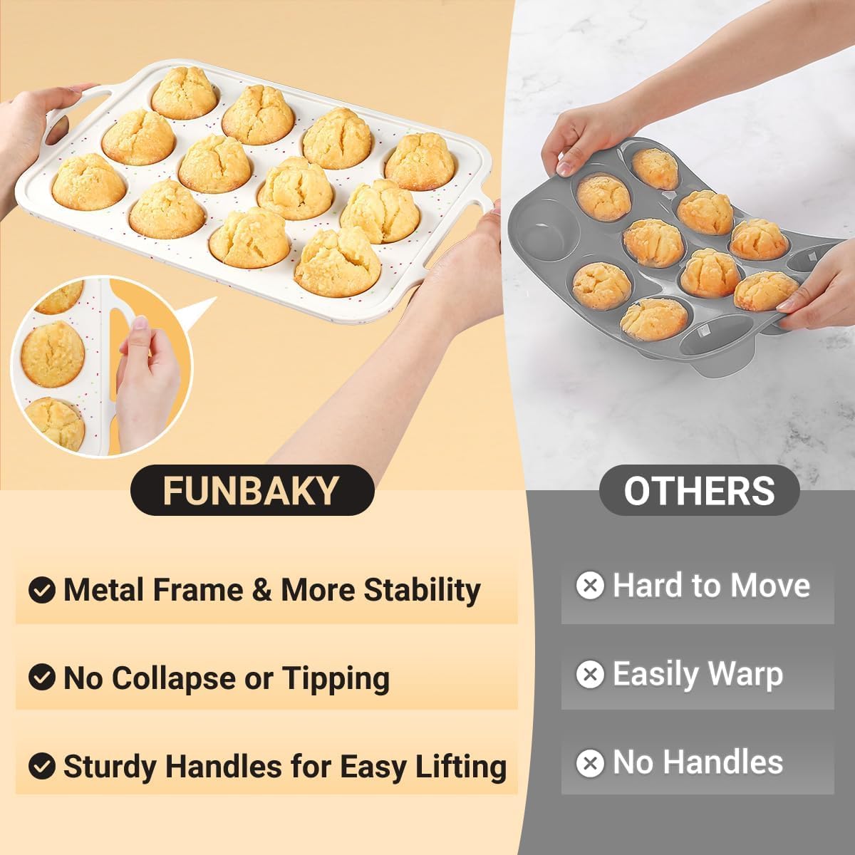 Silicone Muffin Pans for Baking