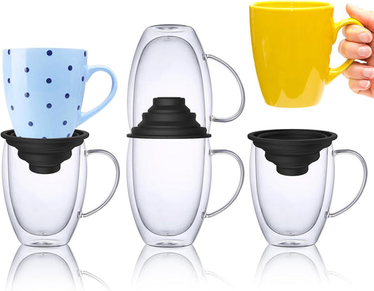 Mug Stacker & Storage Organizer – Expandable, Stackable Cup Holder for Kitchen Cabinet or Pantry – Space-Saving Solution for