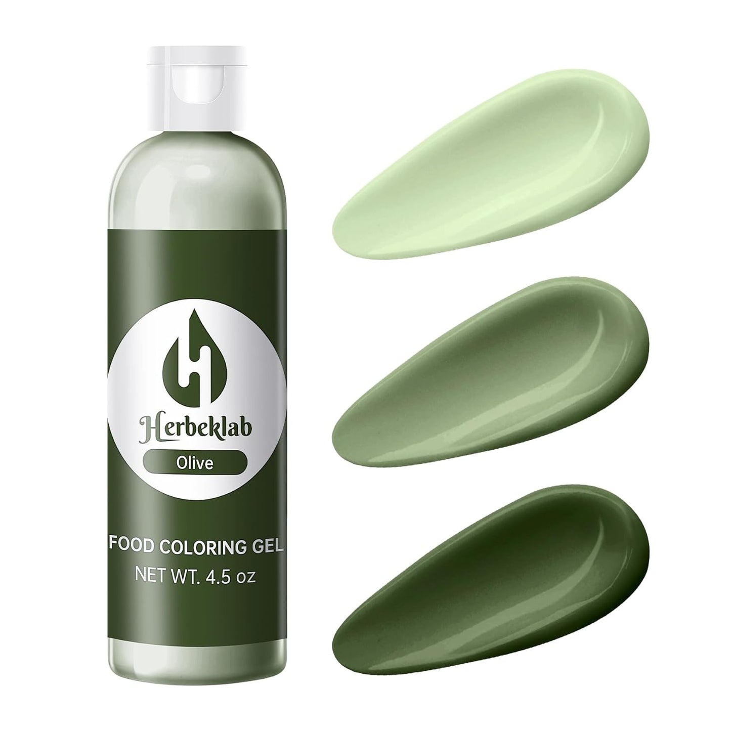 Olive Food Coloring Gel 4.5 Oz Professional Grade Olive Green Food Dye Concentrated Gel Food Colorin