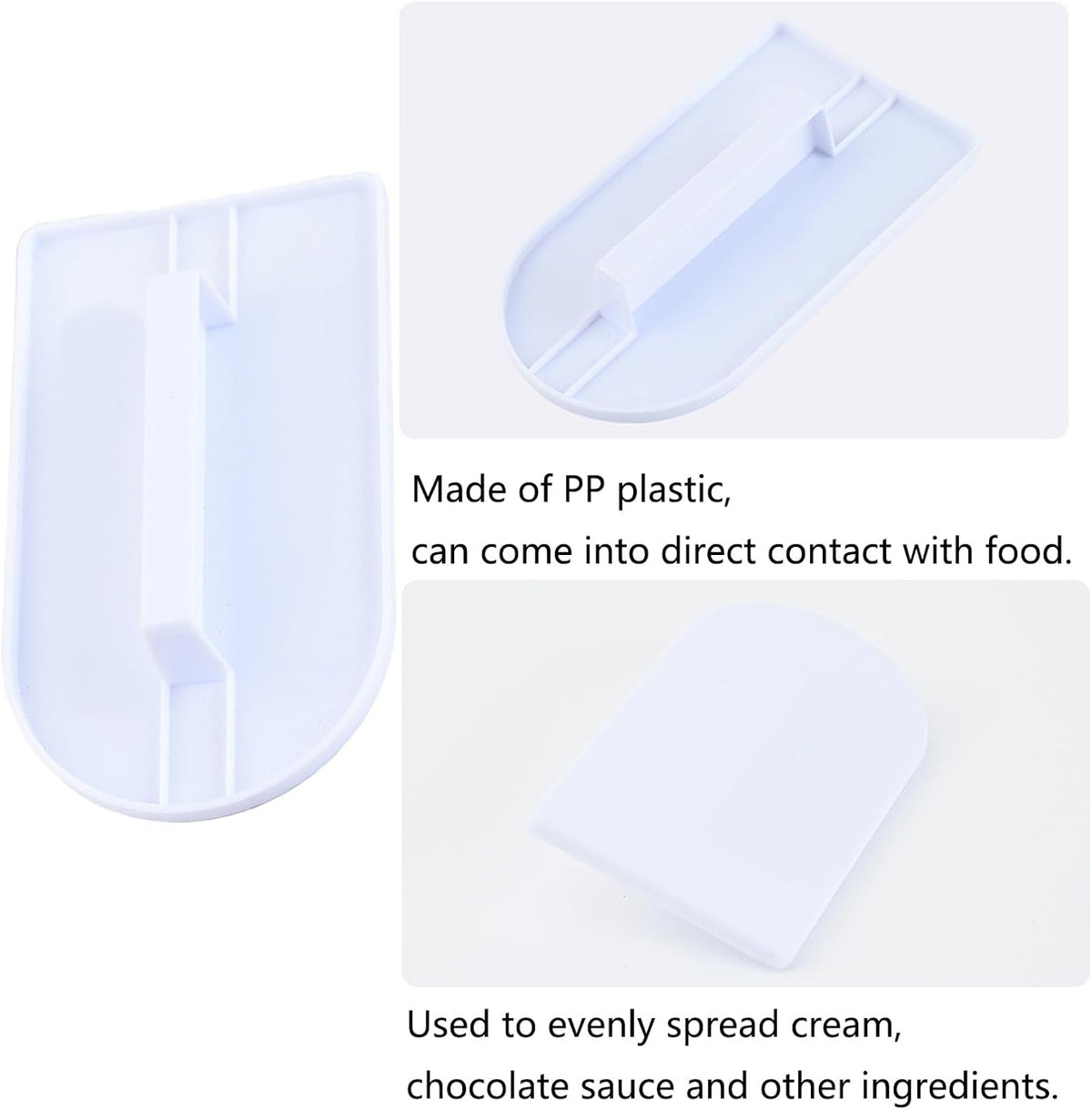 2 PCS Fondant Smoothing,Cake Decoration Icing Smoother