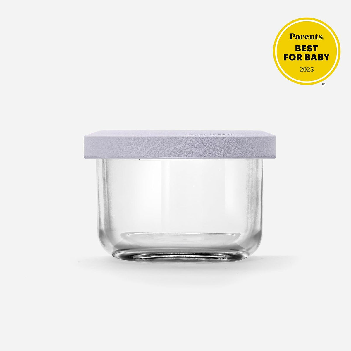 Comotomo Glass Baby Food Storage Containers, 4 oz Jars with Silicone Lids, Airtight Baby Food Prep Cups for Purees, Snacks, Daycare and Small Leftovers, Microwave and Dishwasher Safe, Set of 6