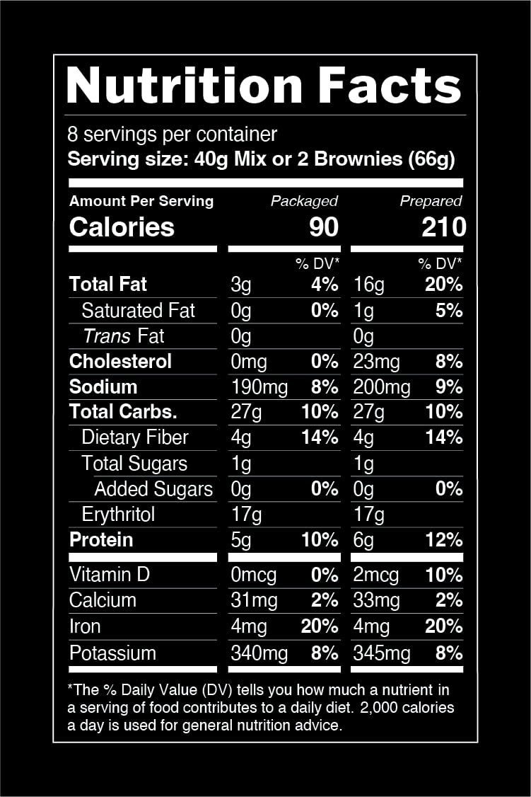 TruEats Brownie Mix: Low Glycemic