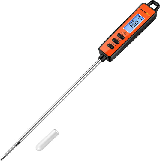 ThermoPro TP01A Digital Meat Thermometer for Cooking Candle Liquid Deep Frying Oil Candy, Kitchen Food Instant Read