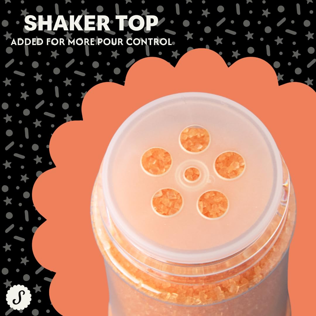 Sweets Indeed Dye Free Halloween Sprinkles 3 Pack, Jimmies, Sugar, 7.72 oz