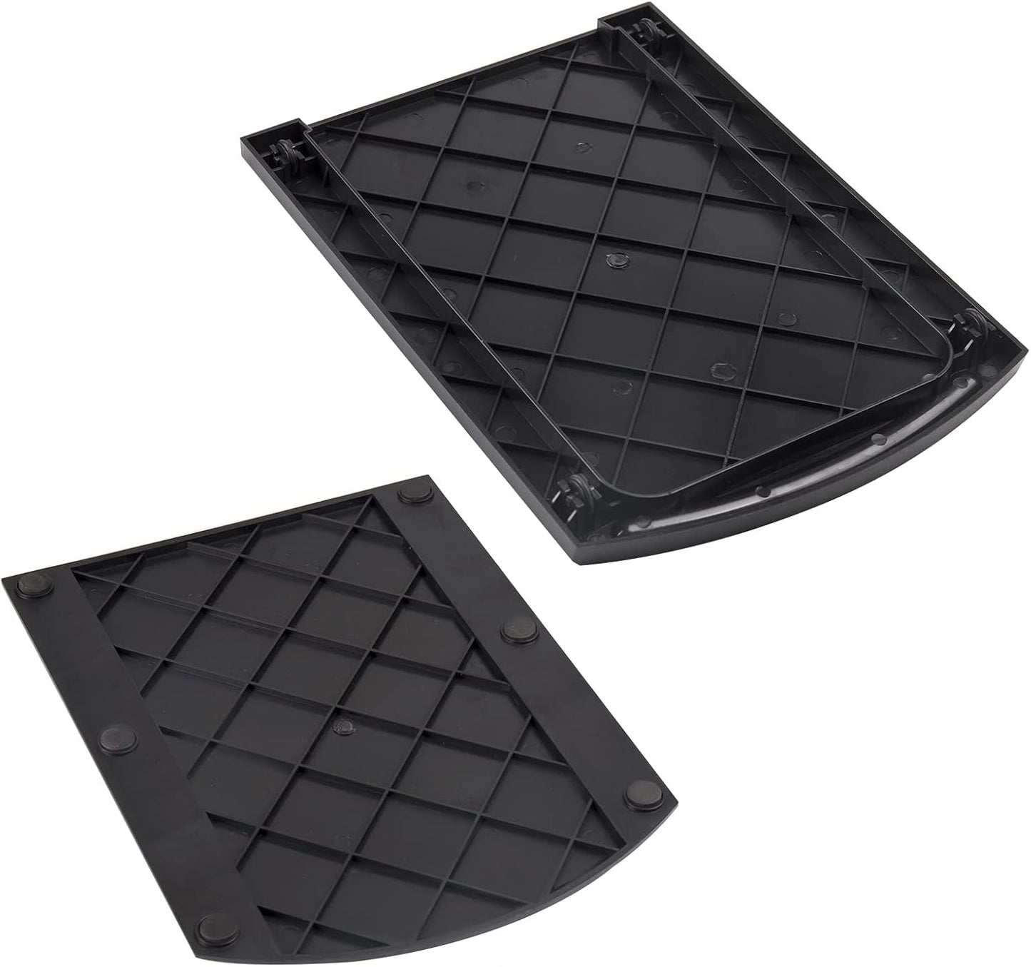 Bruvoalon Kitchen Appliance Sliding Tray, Slider for Coffee Pot, Coffee Maker, Toaster, KitchenAid Mixer, Blenders and Air Fryer, Coutertop with Rolling Wheels (2 Pack)