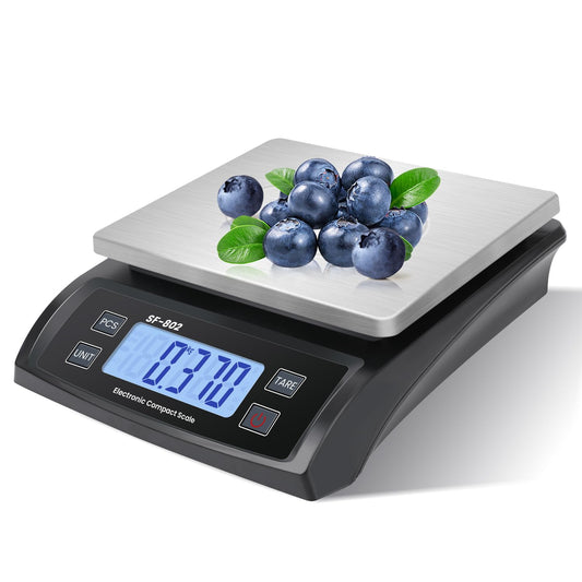 Large Digital Kitchen Scale 30kg/66lb Food Scale for Baking Cooking Stainless Bread Scale with LCD Display Counting Scales