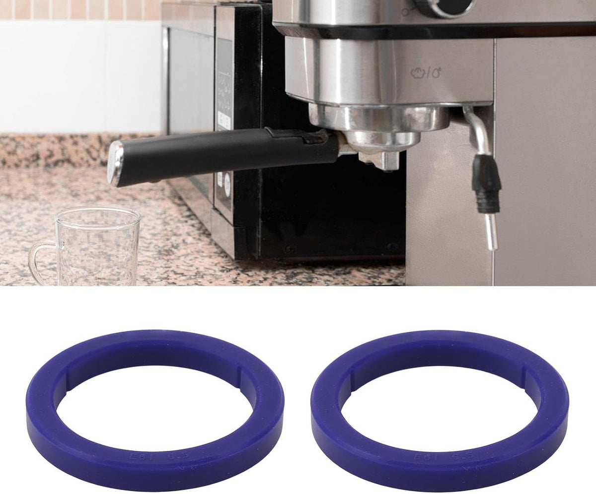 AUNMAS 2PCS Silicone E61 Group Gasket Brew Head Sealing Ring 7.3cm Diameter 8.5mm Thickness Leak Prevention Easy Installation Wide Compatibility