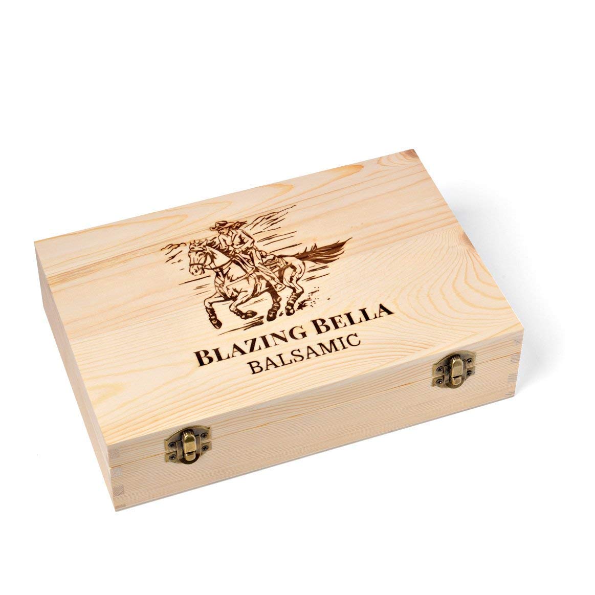 Blazing Bella Foodie Combo – Balsamic Vinegar and Olive Oil Sampler Set – White, Fig &amp; Peach Balsamic with Garlic and Smoky Jalapeño Olive Oils – Modena, Italy &amp; California – 100ml Bottles