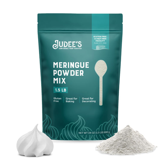 Judee’s Complete Meringue Powder Mix 1.5 lb (24oz) - Great for Baking and Decorating - No Preservatives - Gluten-Free and