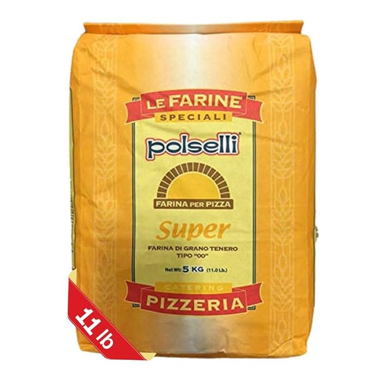 Super, Tipo 00, Double Zero, Type OO, Roman Style Pizza Flour for In Teglia, al Tagio, Pinsa, Pala, W 300+ Formulated for a