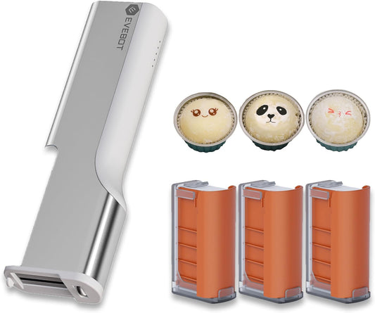 EVEBOT Handheld Food PrintPen Portable Mini Coffee PrintPen Latte Art Macaron Cookie DIY Design Print Pen, Christmas Gifts