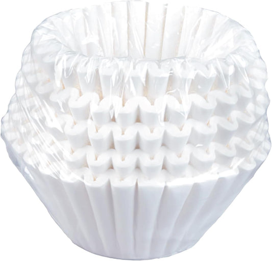 Katy’s Extra Large Coffee Filters | 1.5 to 3 Gallon Premium Commercial Coffee & Tea Filters for Restaurants, Cafés & More | 12.5” x 4.5” Inch Size | No Overflow, No Tearing | 250-Count Bulk Pack