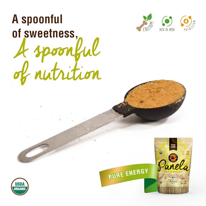 Panela - Unrefined Evaporated Sugar Cane, 1 pound (1 pound)