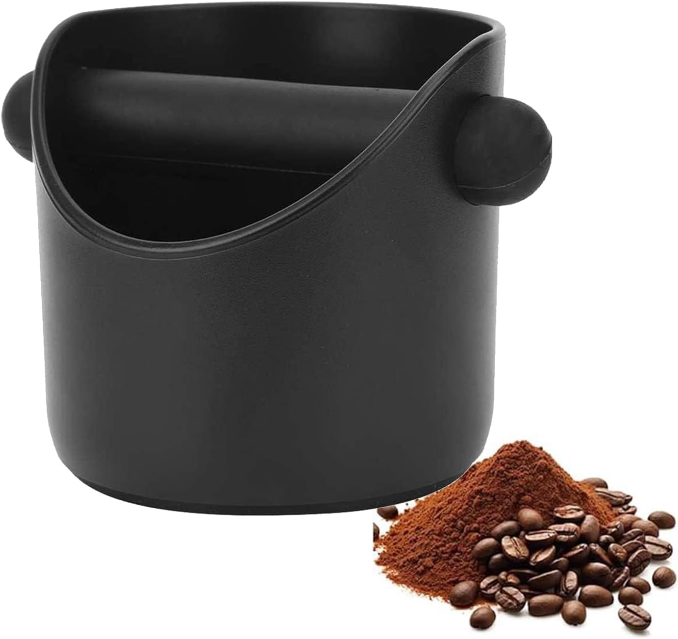 Coffee Knock Box Shock-Absorbent Durable Barista Style Knock Box With Removable Knock Bar and Non-Sl