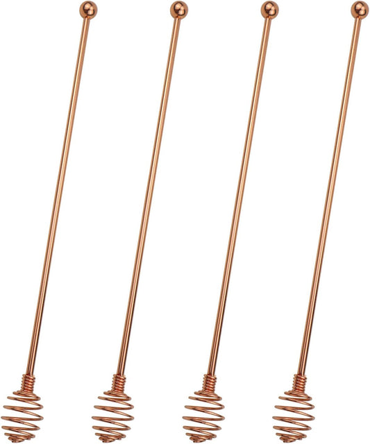 Specialty Spoons,BURLIHOME Stainless Steel Swizzle Sticks Mixing Spoon Spherical Stir Sticks For