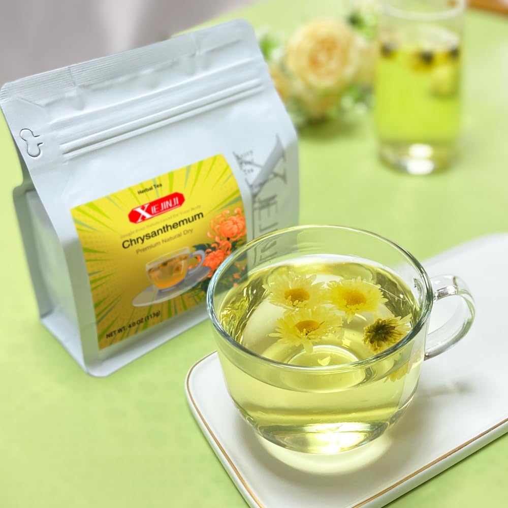 Chrysanthemum Tea - 100% Pure Premium Natural Dried Fetal Chrysanthemum(3.98oz/113g), Caffeine-Free, Non-GMO