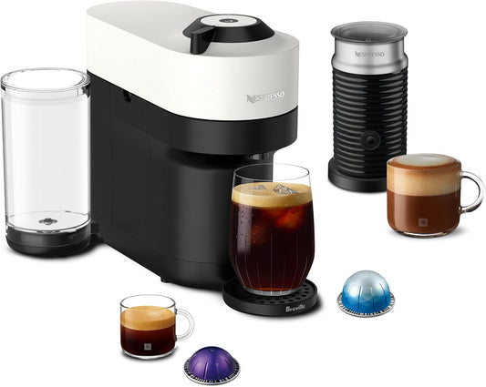 Nespresso Vertuo Pop+ Coffee Machine with Milk Frother