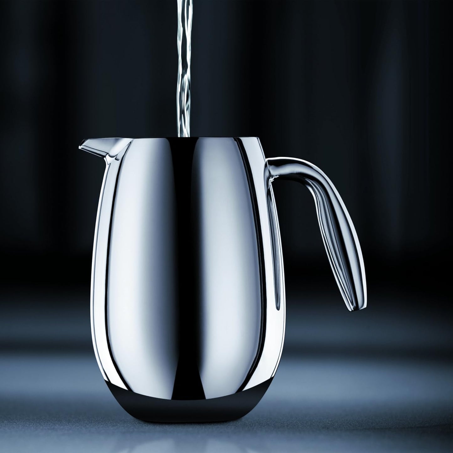 Bodum 17 oz Columbia Thermal French Press Coffee Maker, Insulated Double Wall Stainless Steel, Chrome