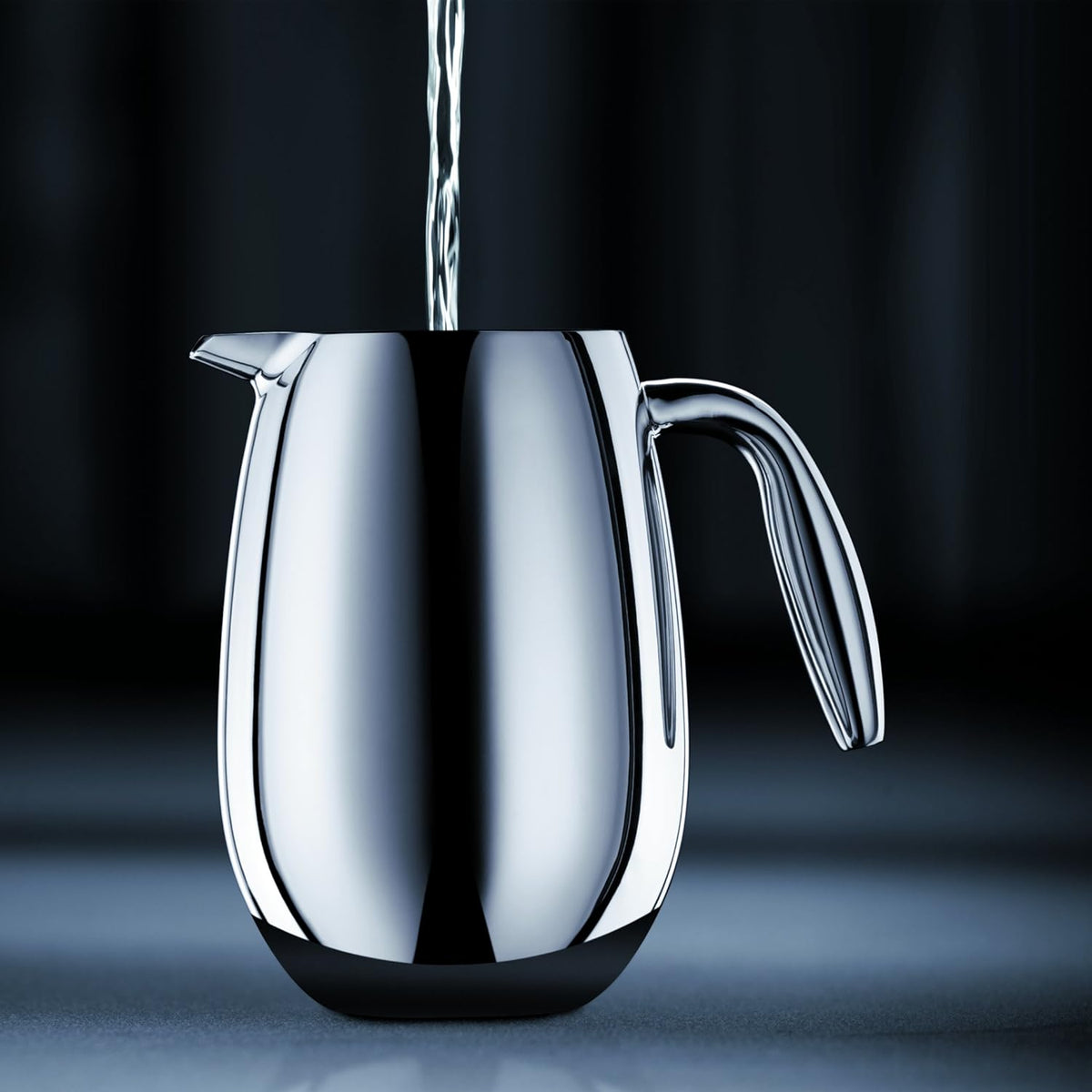 Bodum 51 oz Columbia Thermal French Press Coffee Maker, Insulated Double Wall Stainless Steel, Chrome