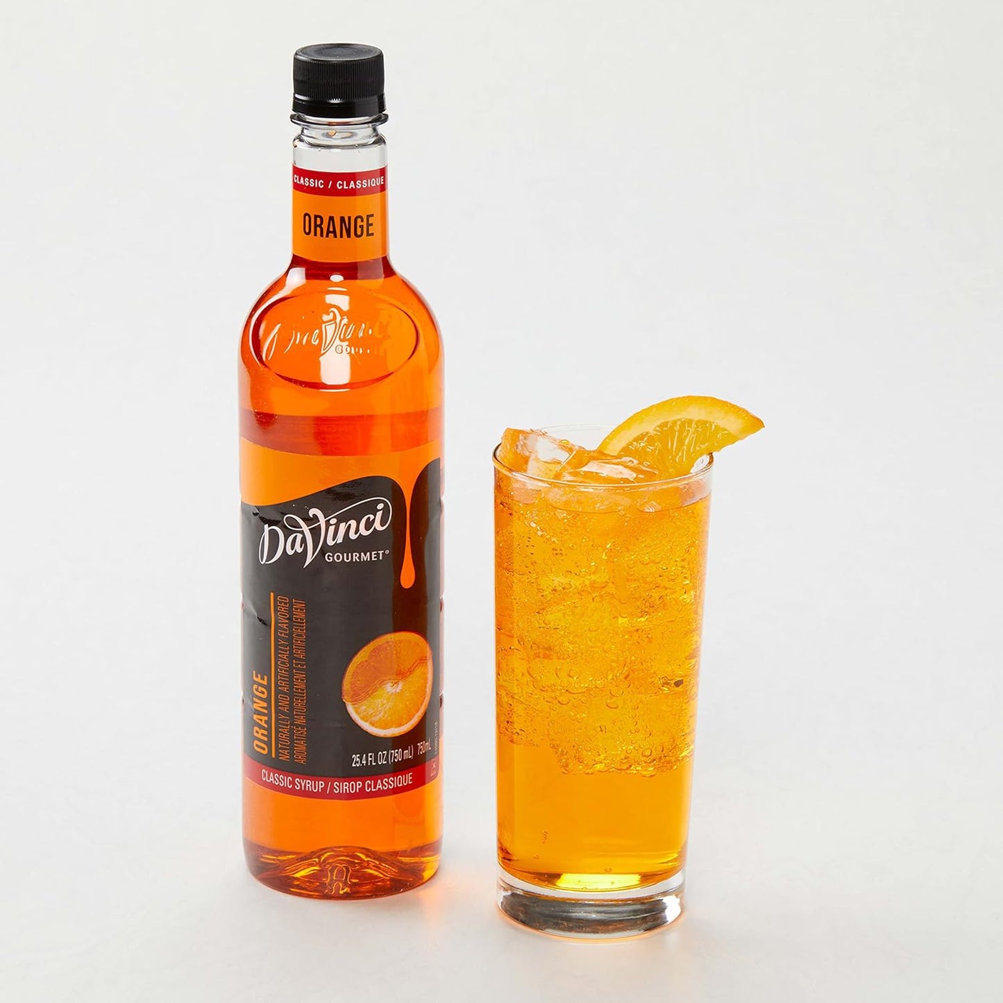 DaVinci Gourmet Classic Orange Syrup, 25.4 Fluid Ounces (Pack of 1)