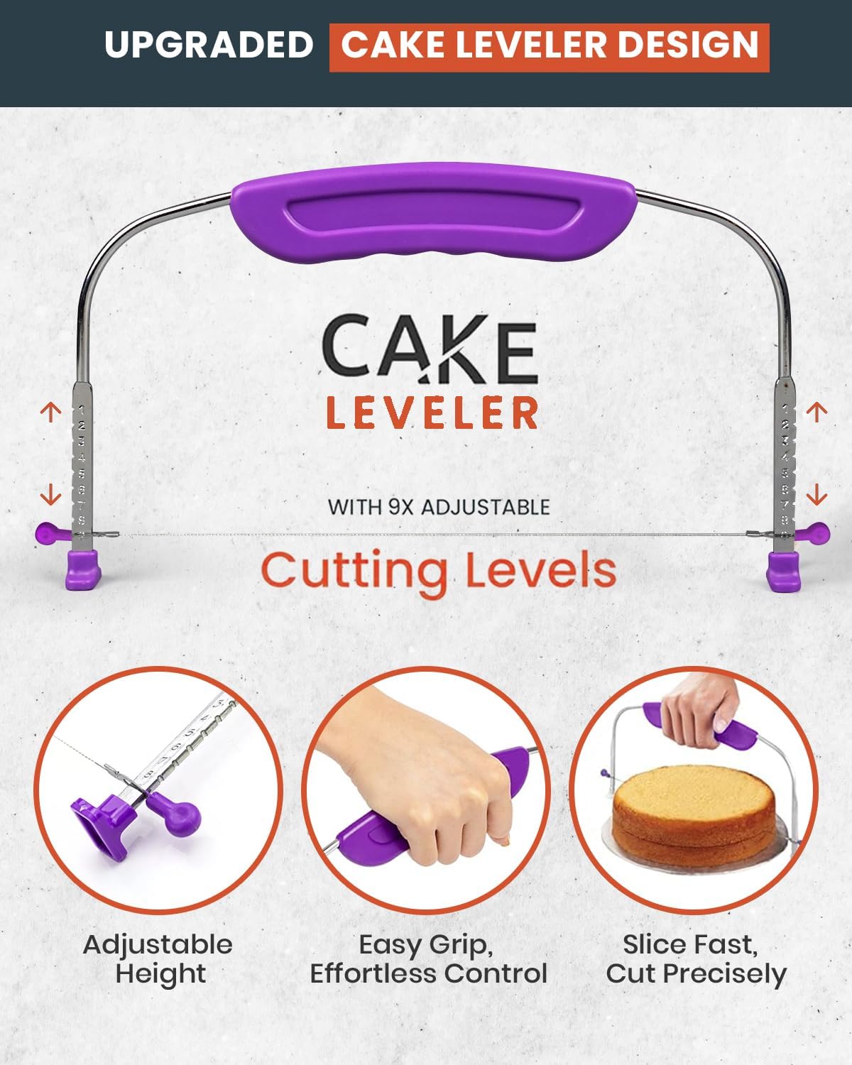 RFAQK 50PCs Cake Decorating Supplies Kit with 12" Aluminum Rotating Cake Turntable Stand, Professional Leveler, Straight &amp; Offset Spatulas, 12 Numbered Icing Tips &amp; Bags