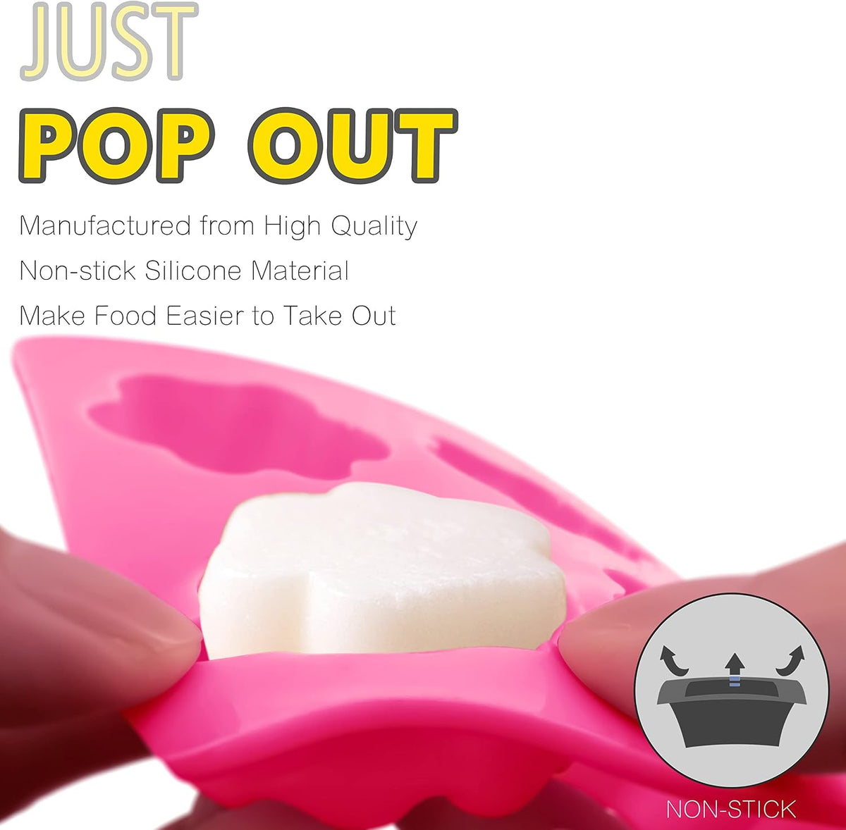 Anaeat Reusable Silicone Molds with Puppy Dog Paw and Bone Shaped, Flexible &amp; Non-Stick Ice Cube Tray, Candy and Chocolate Making Mold for Homemade Baking Dog Treats, Jelly, Biscuit &amp; Cupcake (2 Pack)