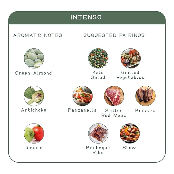 Entimio Intenso Organic Italian Extra Virgin Olive Oil from Italy, 900+ mg/kg High in Polyphenols, 2025 Gold Winner, Puglia Early Harvest evoo, Cold Extracted, Lab Tested - 16.9 fl oz