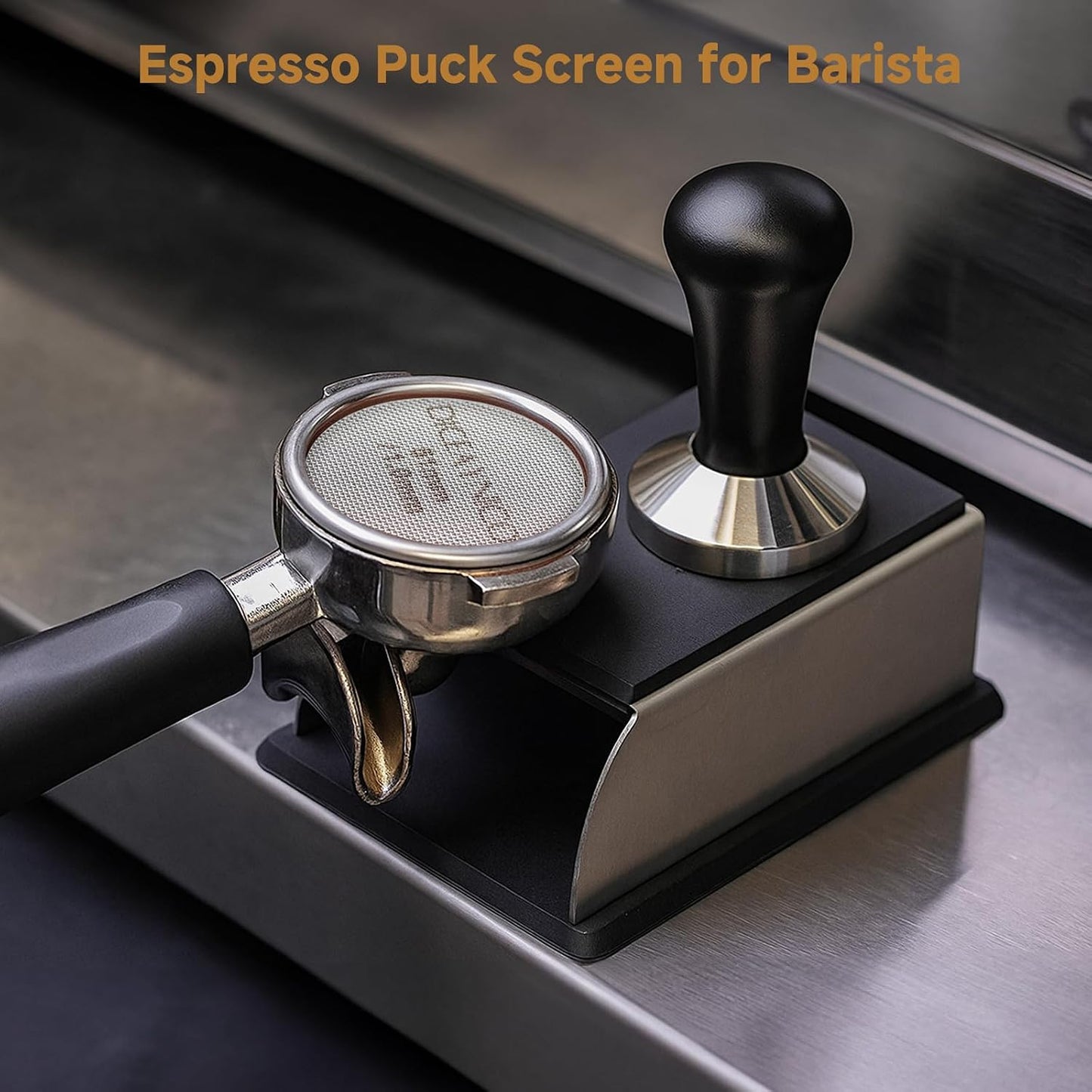 2PCS Espresso Puck Screen, Metal Coffee Filter, 1mm &amp; 1.7mm 51mm | 1.0mm &amp; 1.7mm, 150um 316 Stainless Steel, Reusable Barista Filter for 51mm Portafilter Basket
