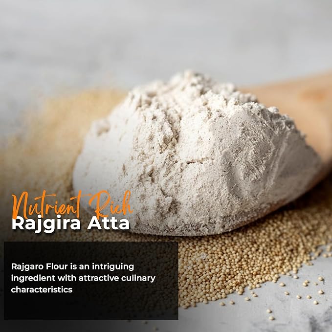 NY SPICE SHOP Amaranth Grain Flour - Rajgira Atta - Perfect for Baked & Non-Baked Goods - Nutrient Rich Superfood - Good Source of Complete Protein – 3 Pound