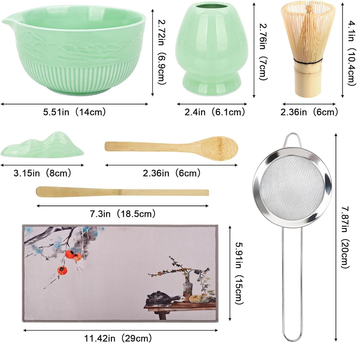 PHILORN Matcha Whisk Set