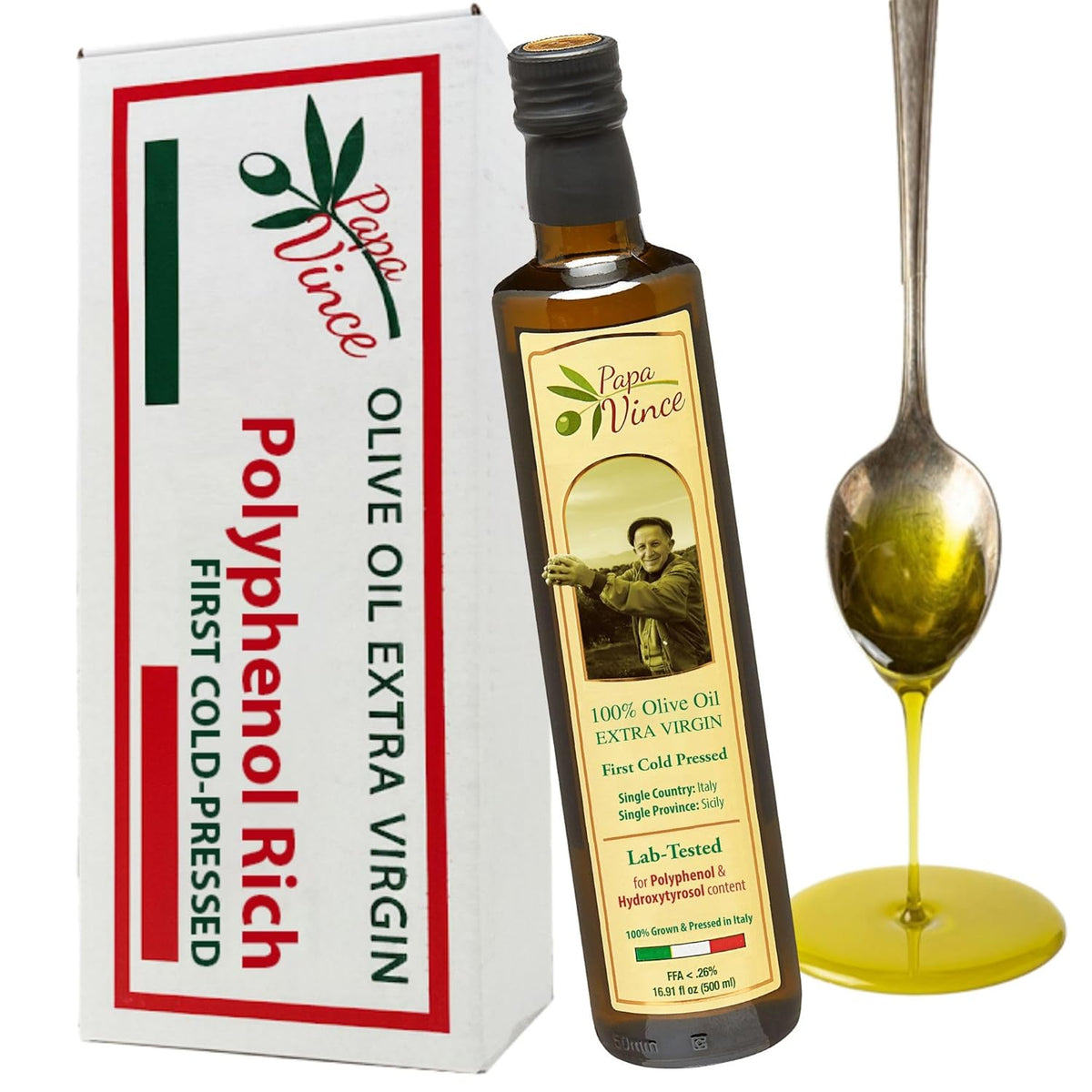 Papa Vince Olive Oil Extra Virgin - First Cold Press