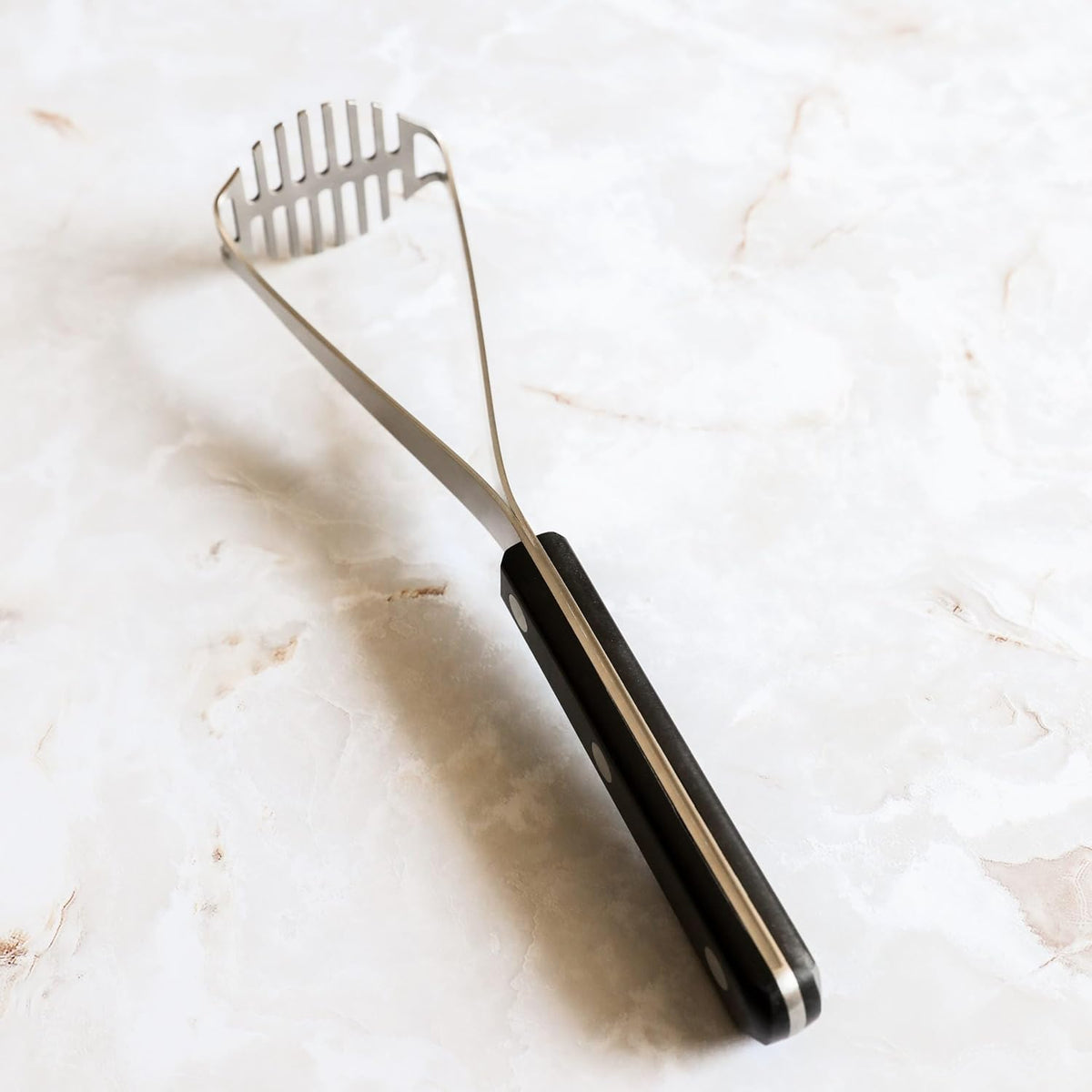 Lamson Mini Masher, Stainless Steel with Plastic Handle