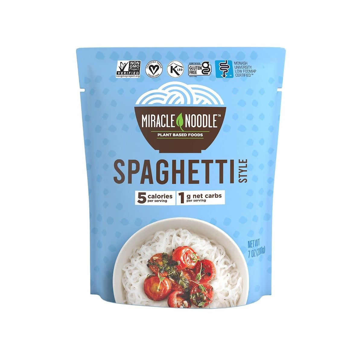 Miracle Noodle Ready to Eat Spaghetti Pasta, 7 Oz (Pack of 6)
