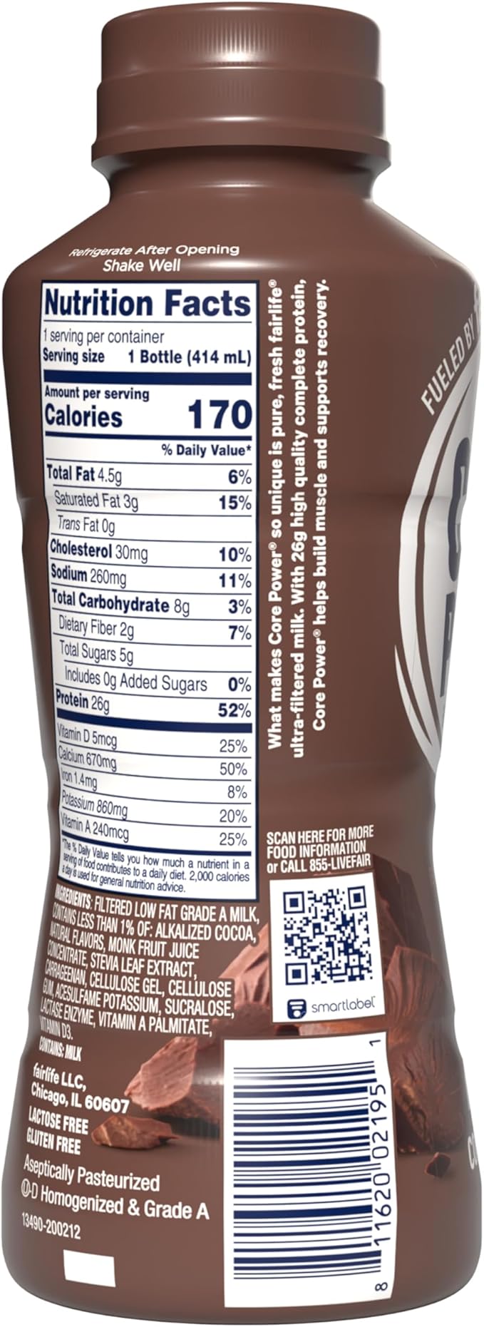 Core Power High Protein (26g) Shake, Chocolate, 14 fl oz