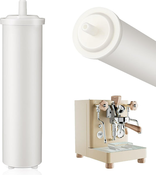 Qualirey Cationic Resin Filter, Compatible with LELIT PLA930M Espresso Machines, 70L Water Softener for Tank, PDCCL05MLT0ZXX1, Removes Calcium & Magnesium, Releases Sodium, Prevents Limescale, White