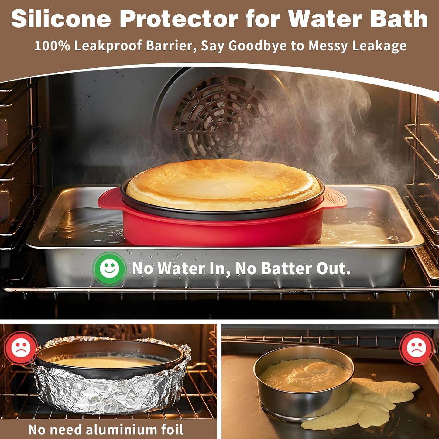 Nonstick 4 7 9 Inch Springform Pan Cheesecake Pan with Protector
