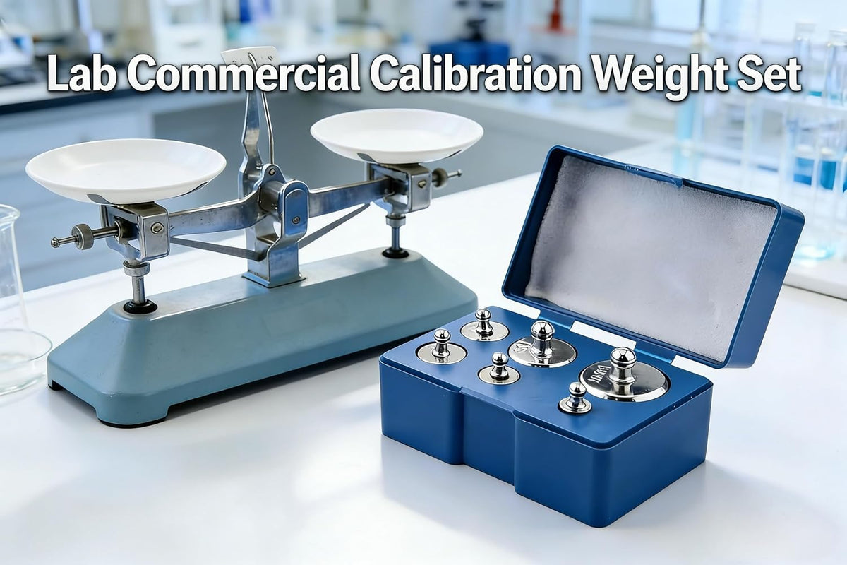 MAGIKON Steel Calibration Weight Kit, M2 Class 205g (100/50/20/10/5g)