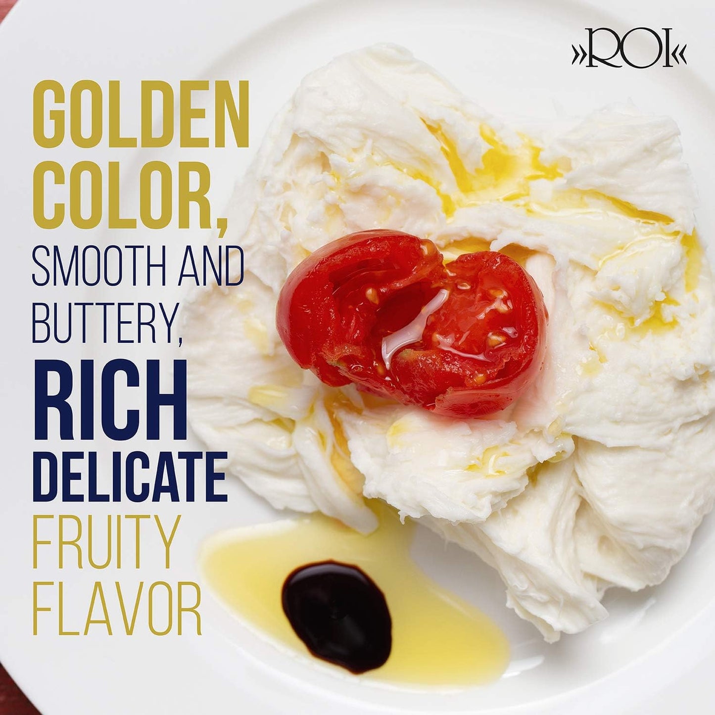 ROI Italian Extra Virgin Olive Oil - Made from Ligurian Taggiasca Olives - Polyphenol Rich EVOO - DOP Certified - Fresh Cold Pressed in Italy - Low Acid - No Pesticides, No GMO - 16.9 fl oz 500 ml