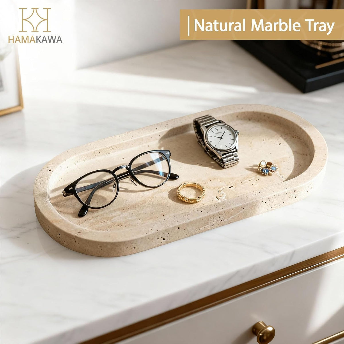Turkish Marble Perfume Tray