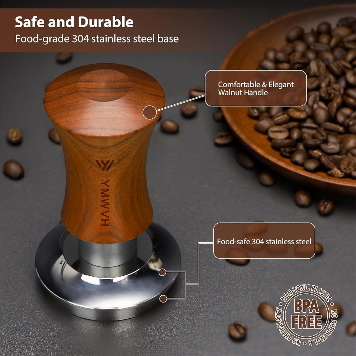 Espresso Tamper 51mm Barista Coffee Tamper