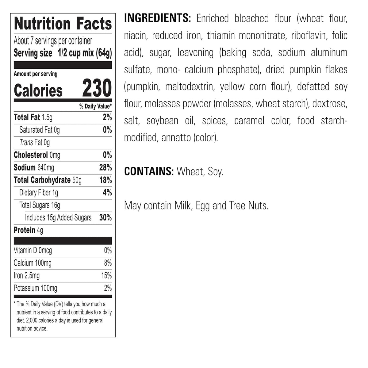Krusteaz Pumpkin Spice Pancake Mix 16 oz(3 Pack)