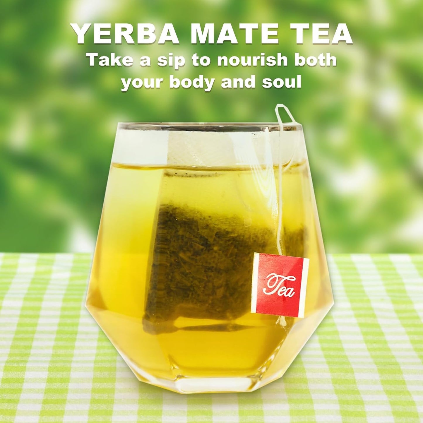 TEARELAE - Yerba Mate Tea Bags, 50 Count, Unsmoked Yerba Mate Tea | Country of origin Argentina, rich in nutrients and helps boost energy for daily routines