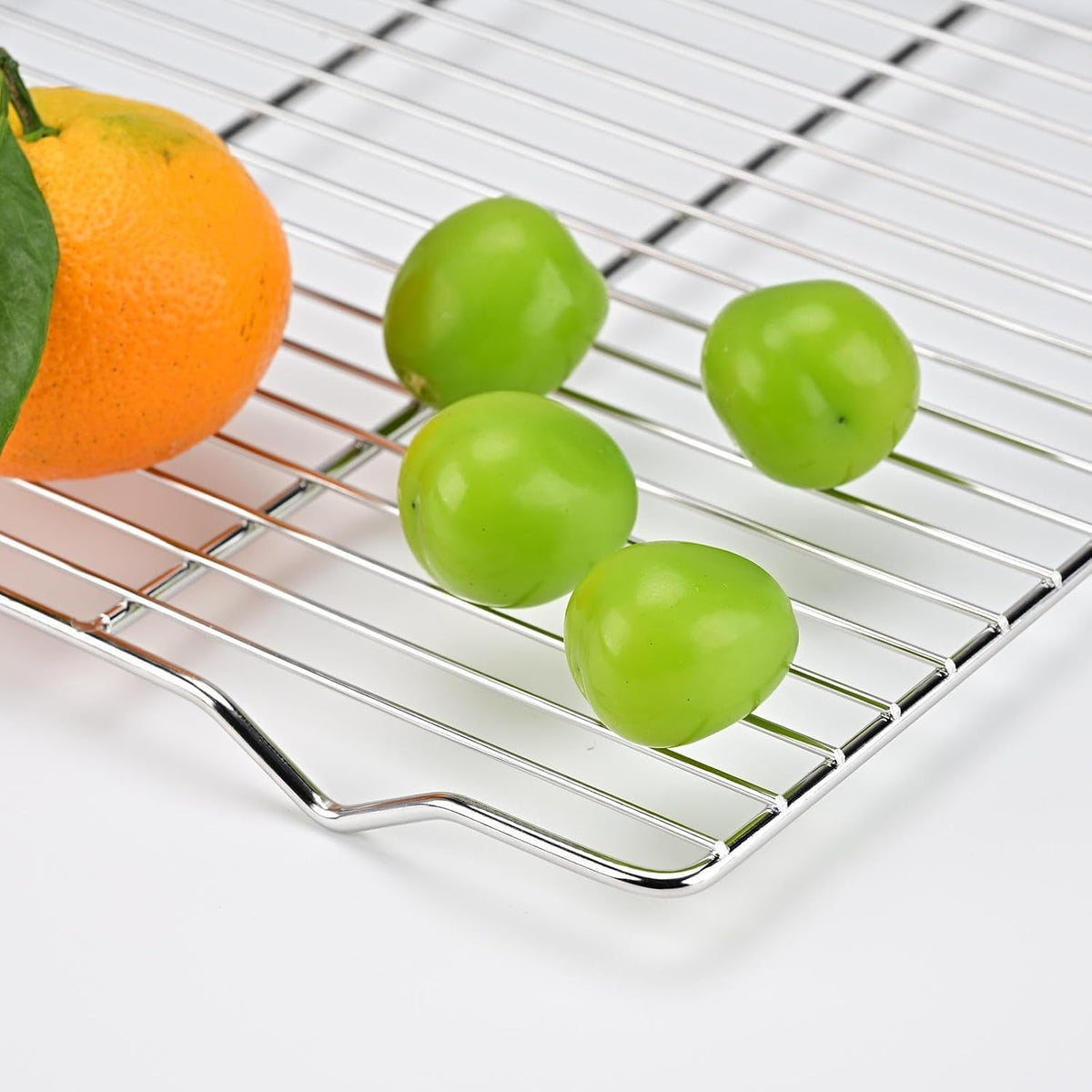Cooling rack,2-Pack Heavy-Duty Stainless Steel wire rack for cooking (16.5"x11.5") - Oven Baking Wire Rack for Sheet Pans, Bread, Dishwasher Safe &amp; Non-Toxic Metal Grates