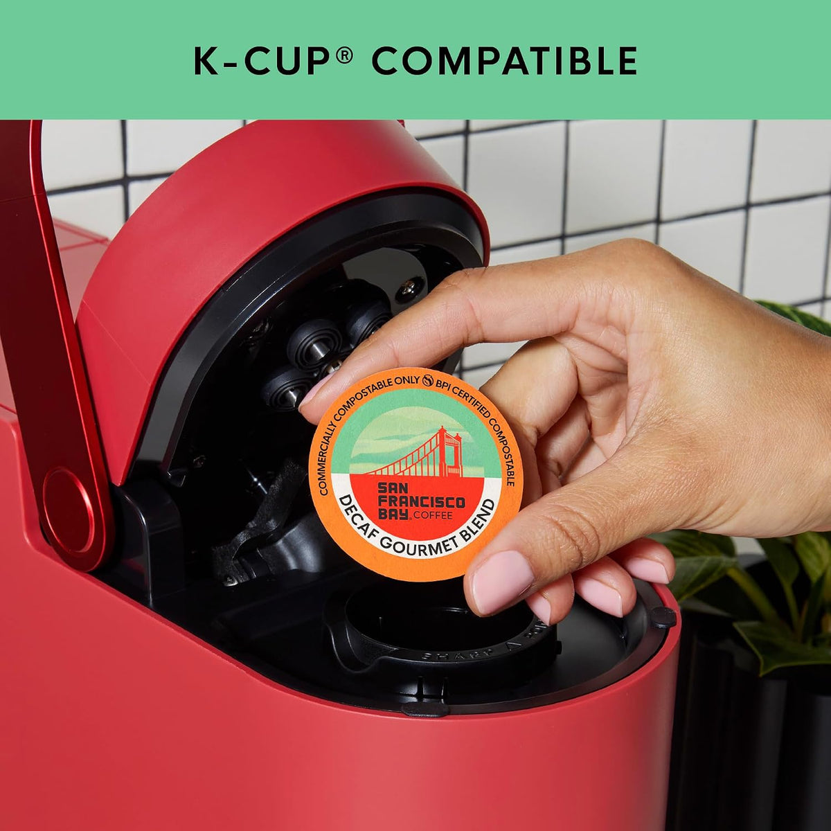 San Francisco Bay DECAF Gourmet Blend K-Cup Compatible Coffee Pods, 80 ct