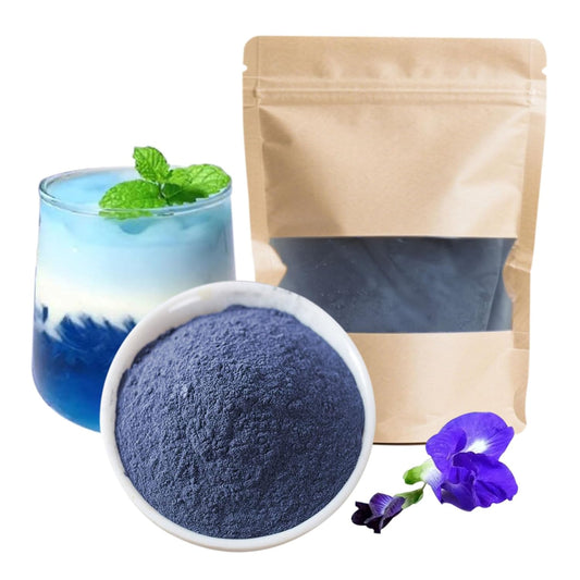 SXETBEAN Butterfly Pea Flower Powder | 3.5oz/100g Blue Food Coloring Powder | Butterfly Pea Powder for Cocktail, Smoothies,