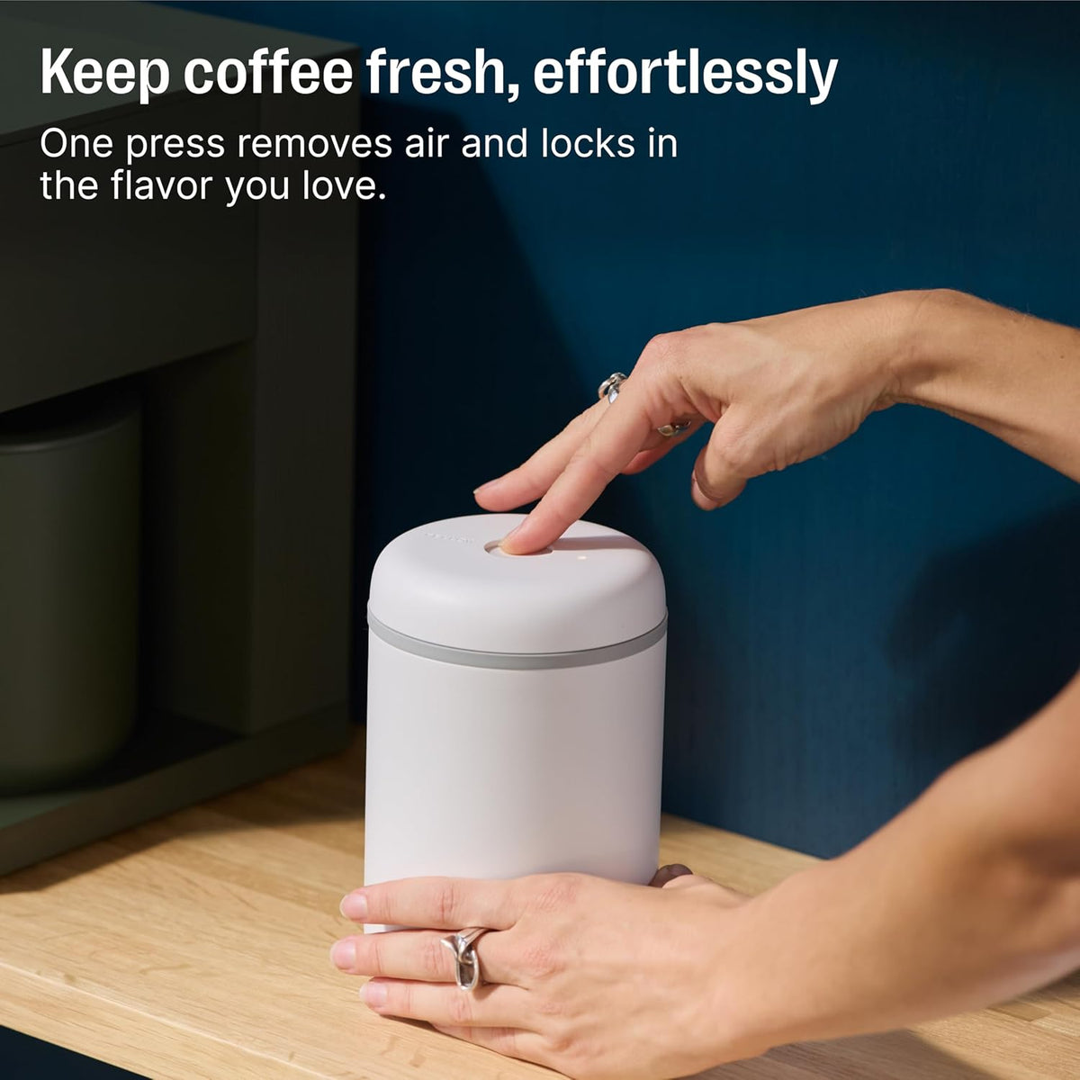 Fellow Atmos Electric Vacuum Coffee Canister 1.2L - Auto-Seal Steel